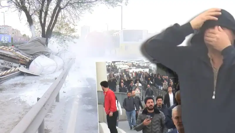 D-100 Karayolu'nda Alçı Yüklü TIR'ın Kazası Trafiği Felç Etti