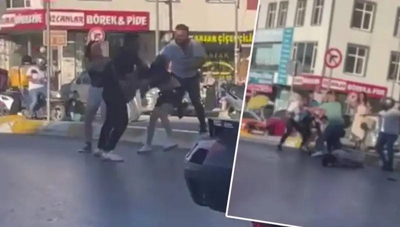 Esenyurt'ta Motosikletli İki Kadına Uygulanan Şiddet Olayı Gerçekten Şok Edici