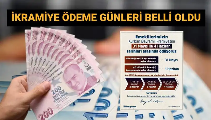 Emeklilere Müjde! Bayram İkramiyeleri İçin Tarihler Açıklandı