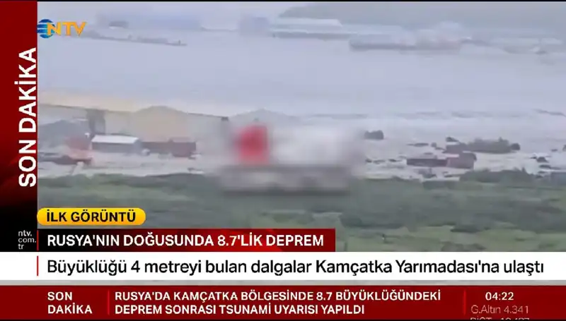 Kamçatka Kıylarında Tsunami Uyarısı: İlk Dalgalar Manzarayı Değiştiriyor