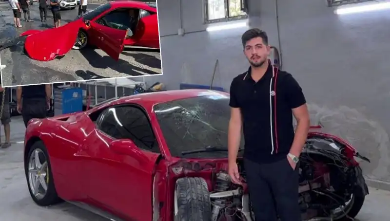 15 Milyonluk Ferrari Hurdaya Döndü: Sahibinin Acı Itirafı!