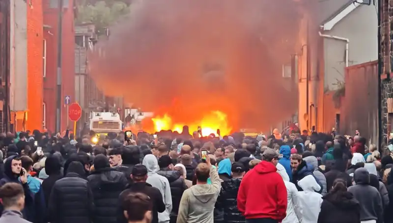 Kuzey İrlanda'da Protestolar Sırasında Cinsel Saldırı ve Şiddet Olayları Patlak Verdi