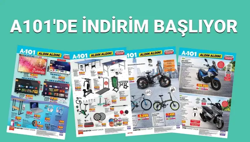 A101’de 12 Haziran Aktüel Kataloğu: Spor Ekipmanları ve Teknoloji Fırsatları