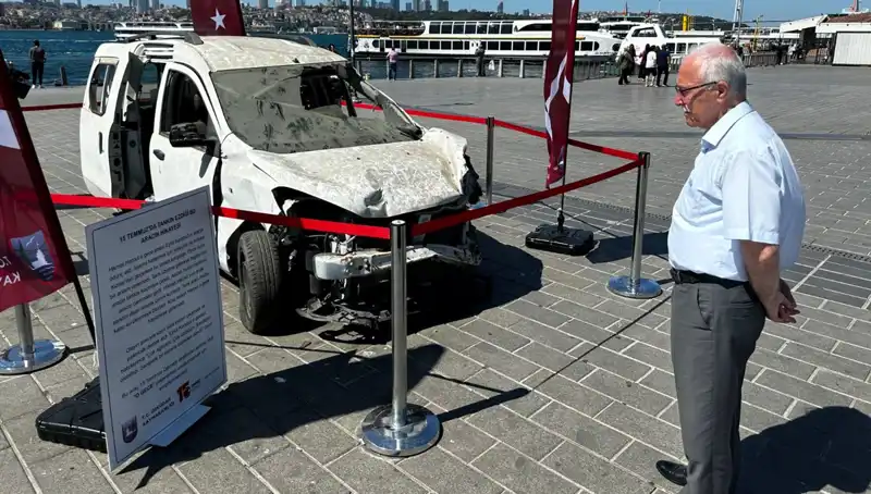 15 Temmuz'da Tankın Ezdiği Otomobiller İlk Kez Sergileniyor
